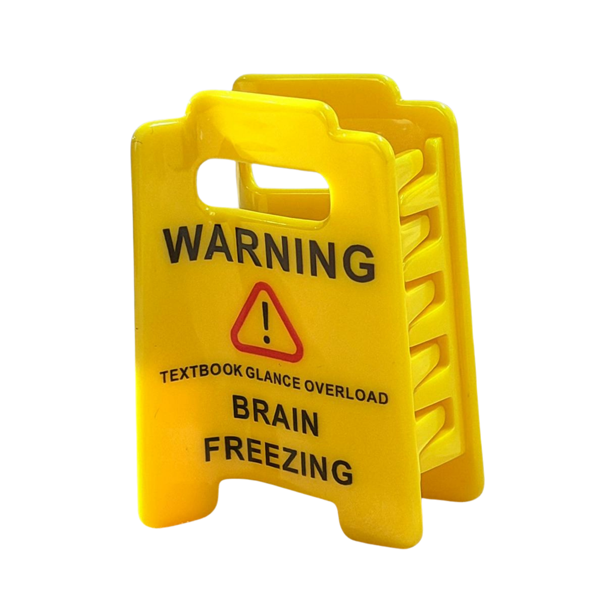 Funny Warning Sign Hair Clips for Women | Novelty Hair Clip