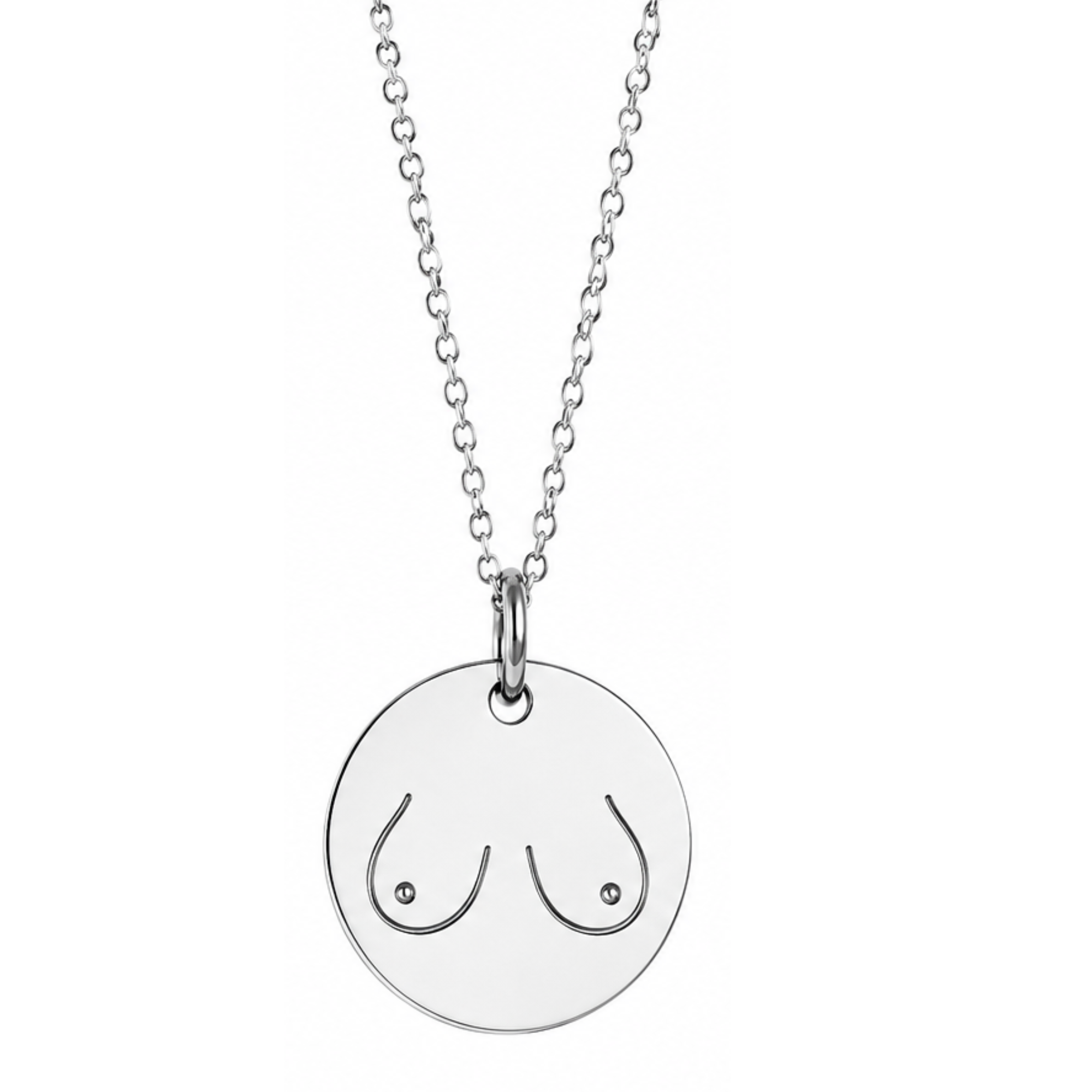 Boobie Pendant Necklace – Gold Novelty Jewellery