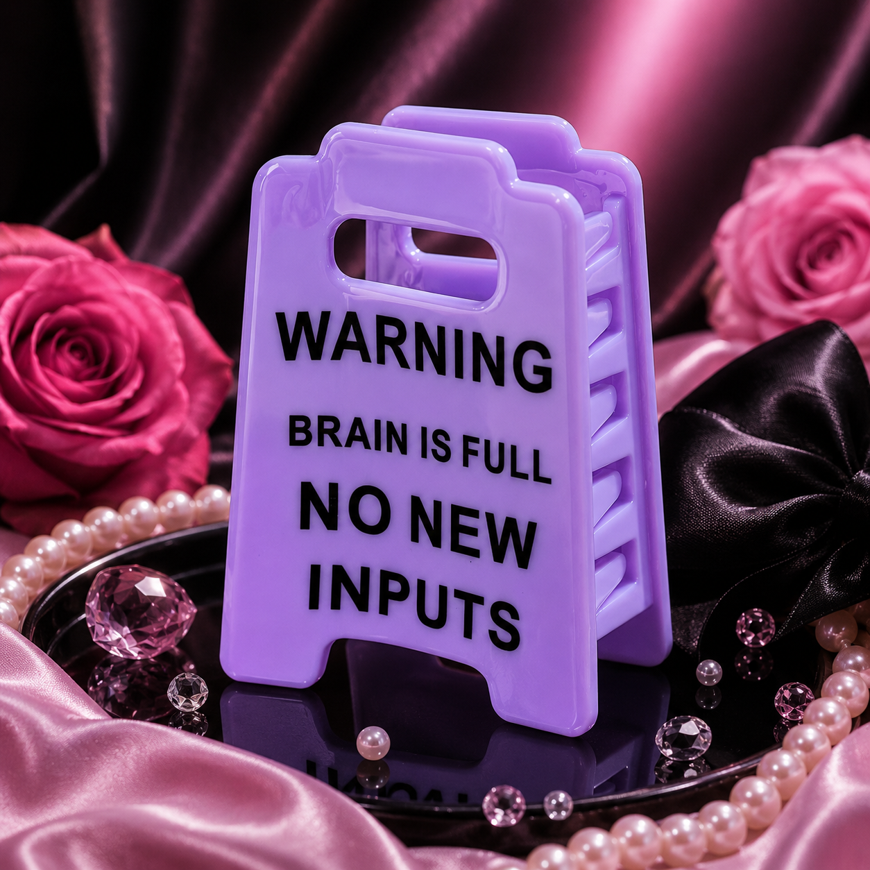 Funny Warning Sign Hair Clips for Women | Novelty Hair Clip
