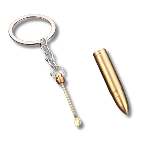 Bullet Spoon Key Chain with spoon
